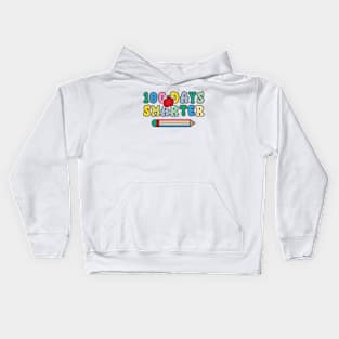 100 Days Smarter 100th Day of School Gift Kids Hoodie